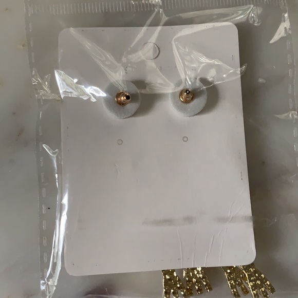 Skull Skeleton Alloy Inlaid Rhinestone 3" Earrings - Picture 4 of 4